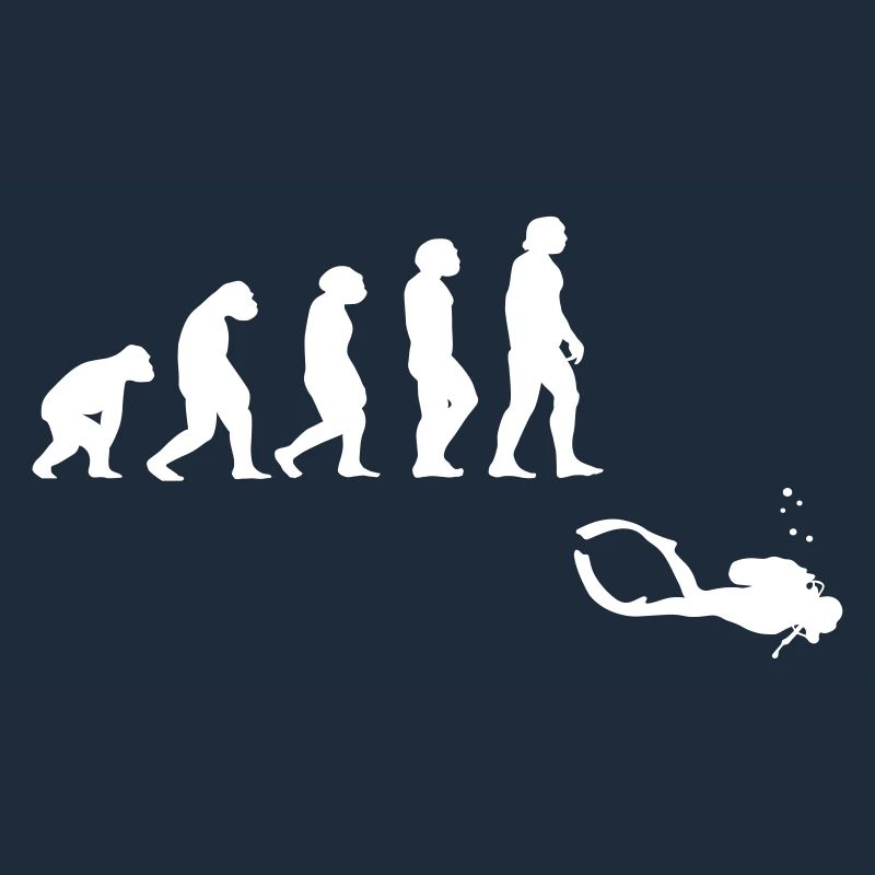 Evolution diving with a device