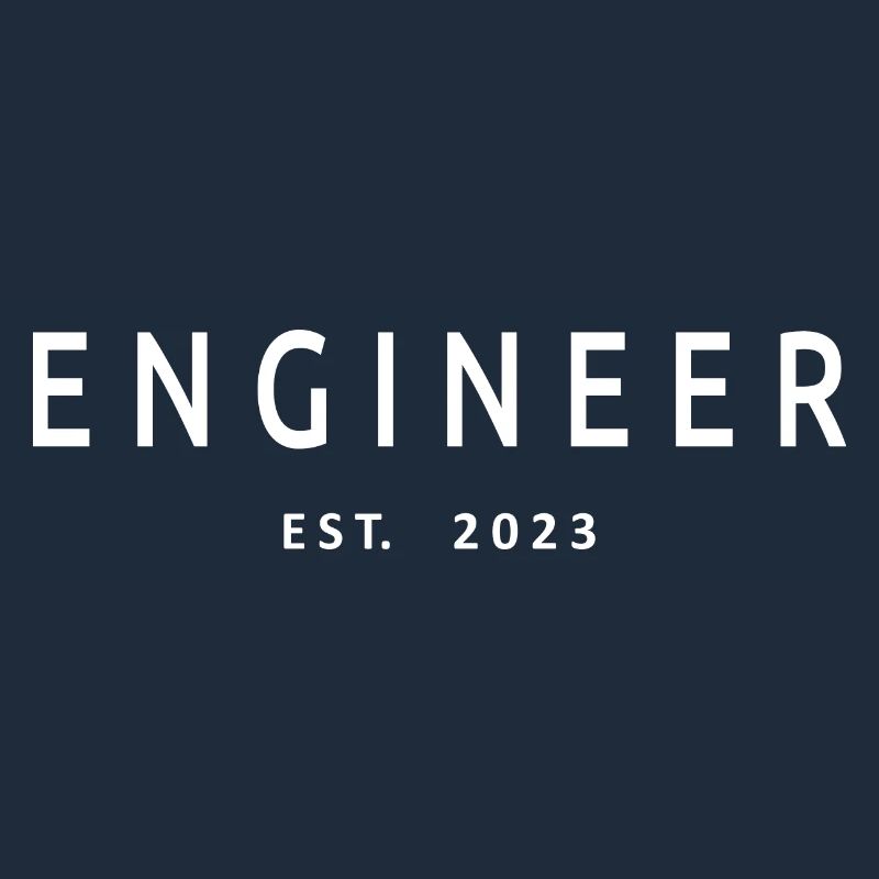 Engineer Est. 2023 Graduation Engineering Student