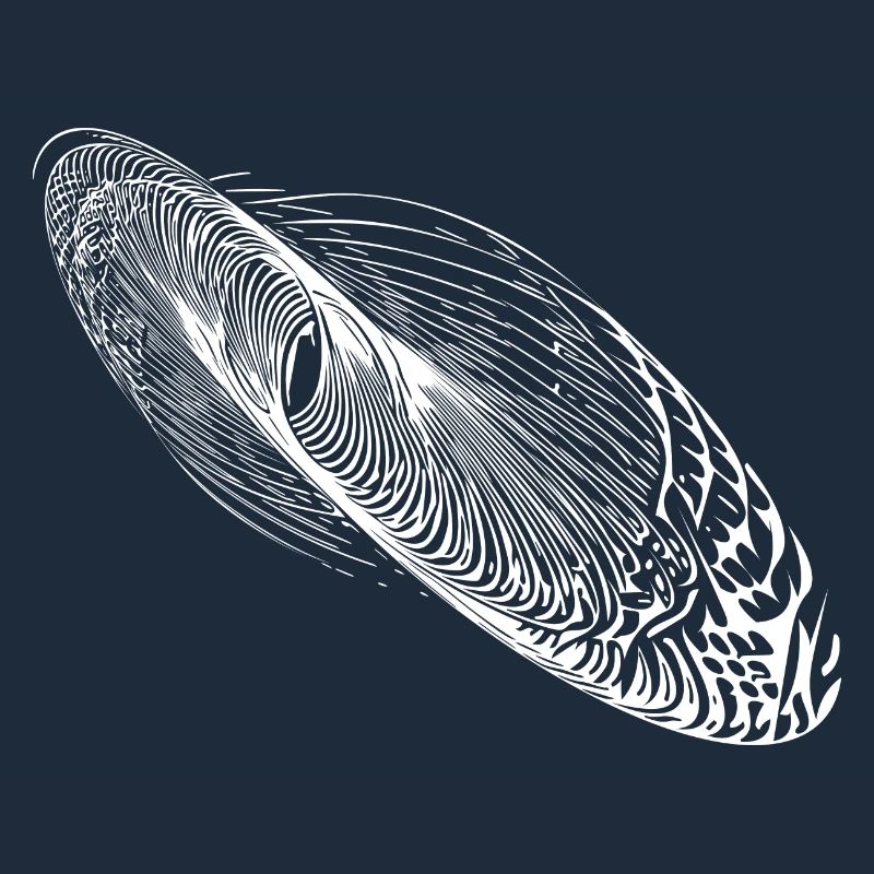 Abstract oscillation shape ellipse