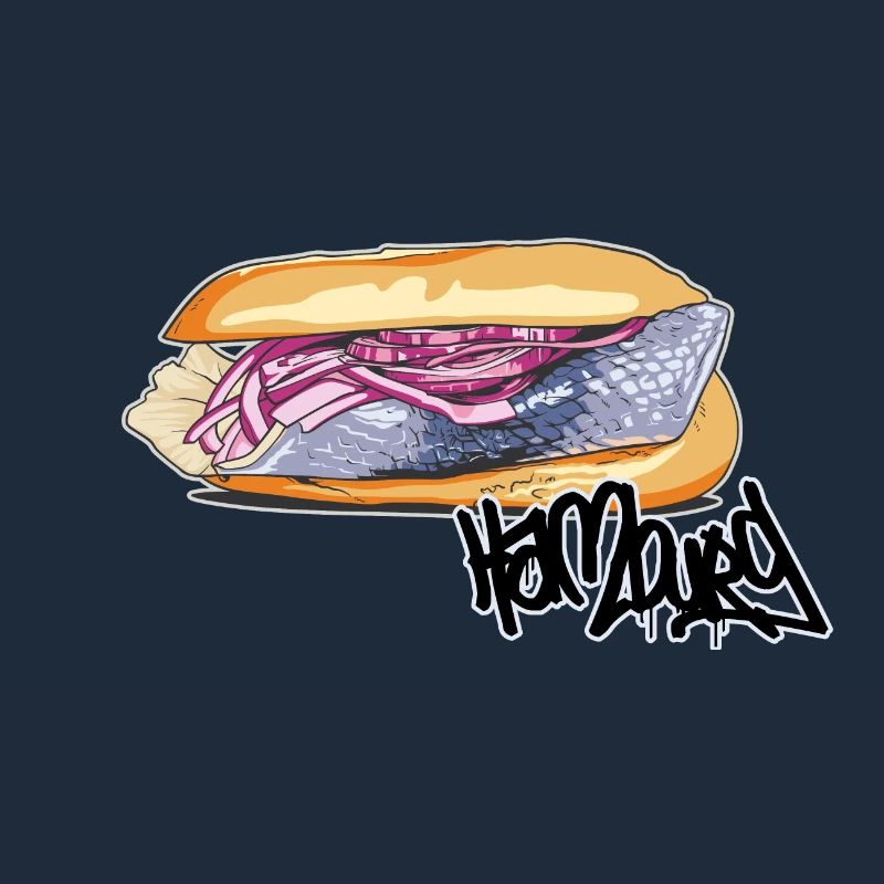Fischbrötchen // Illustration