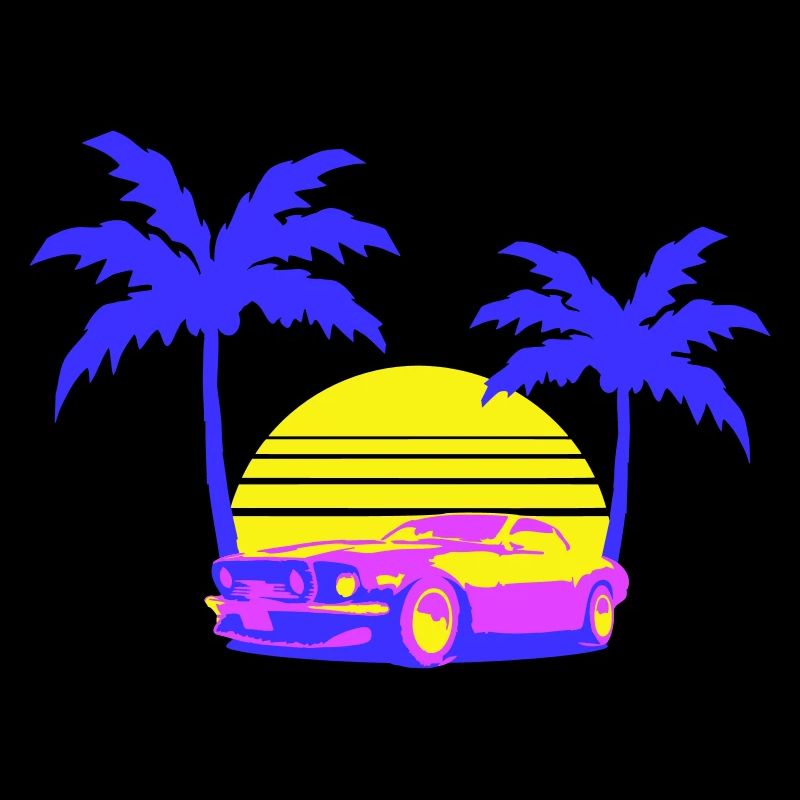 Miami USA Cool Oldtimer Auto Sonne Amerika Florida