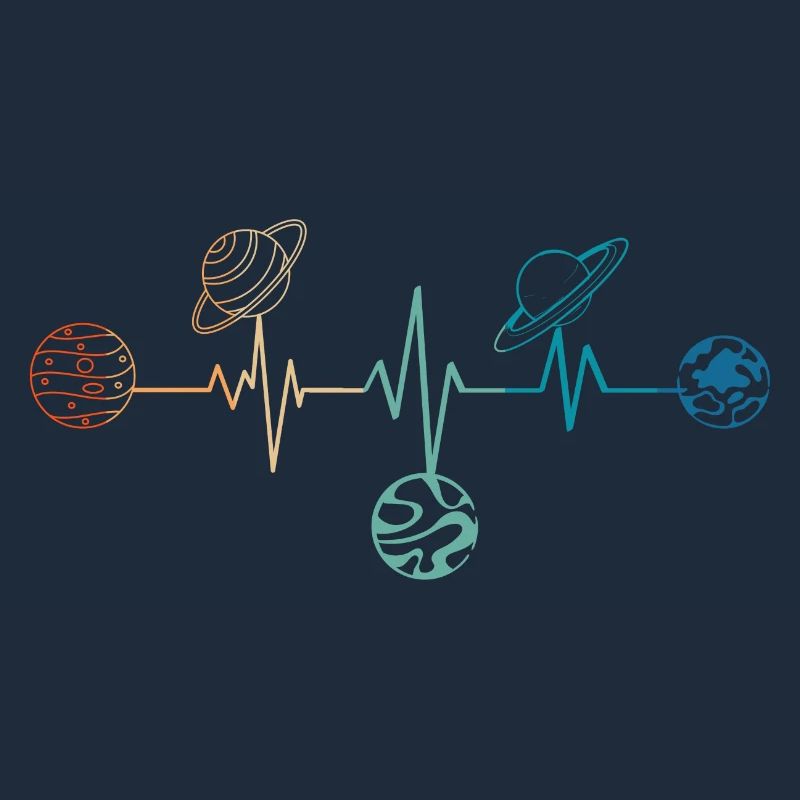 Retro Heartbeat Planets