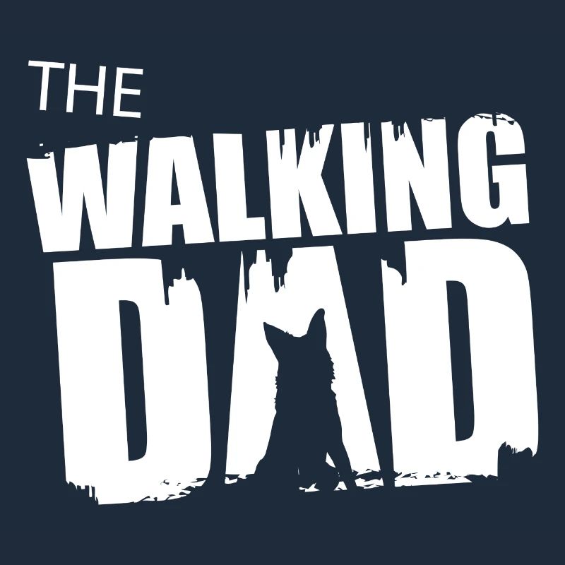 German Shepherd Walking Dad Gift Idea Father Gassi