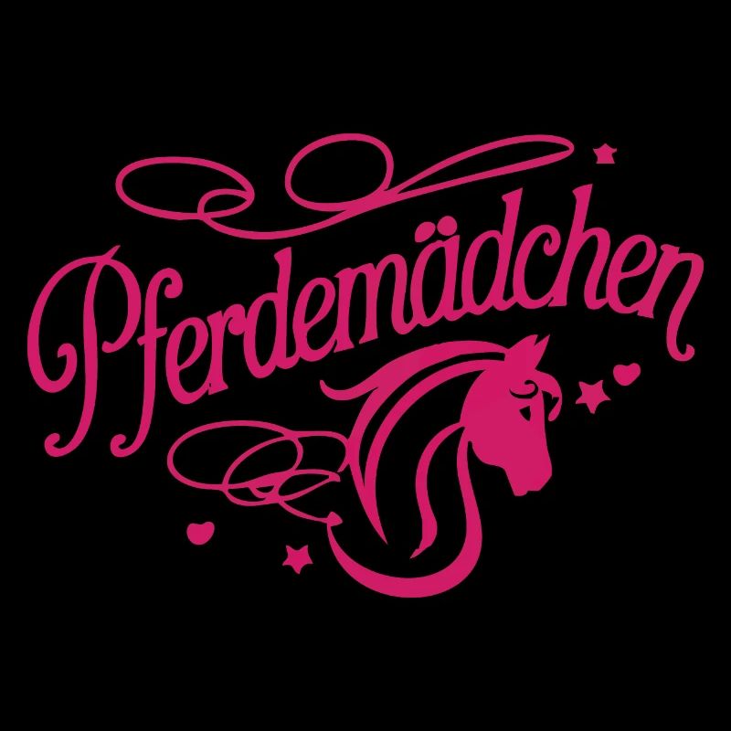 Pferdemädchen - Mädchen liebt Pferde