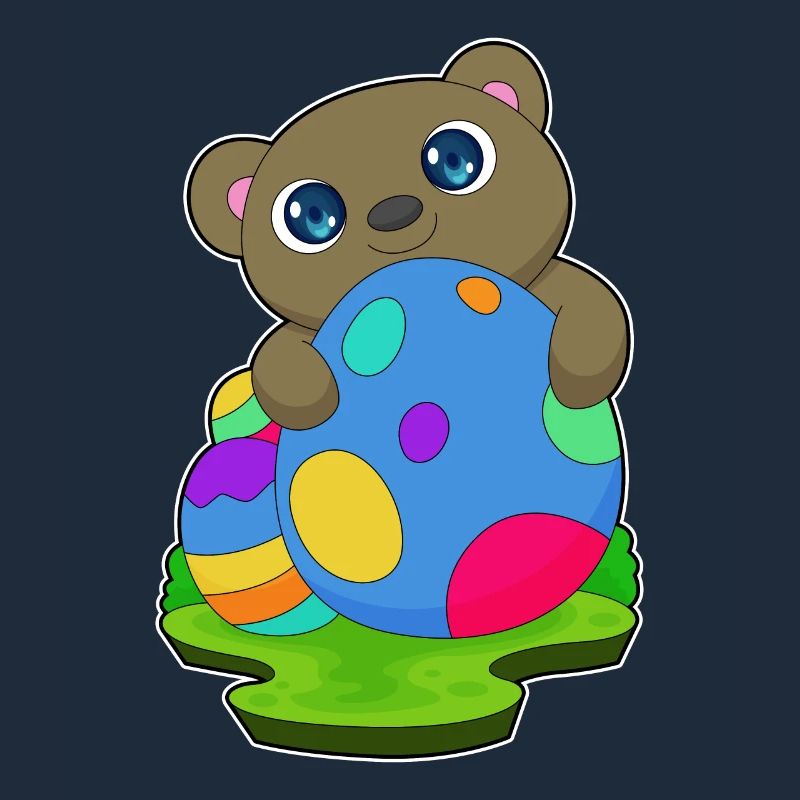 Bear Easter Easter Eggs