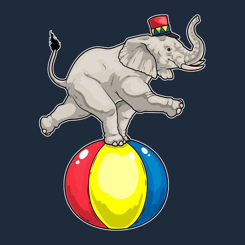 Bal de cirque d’éléphants
