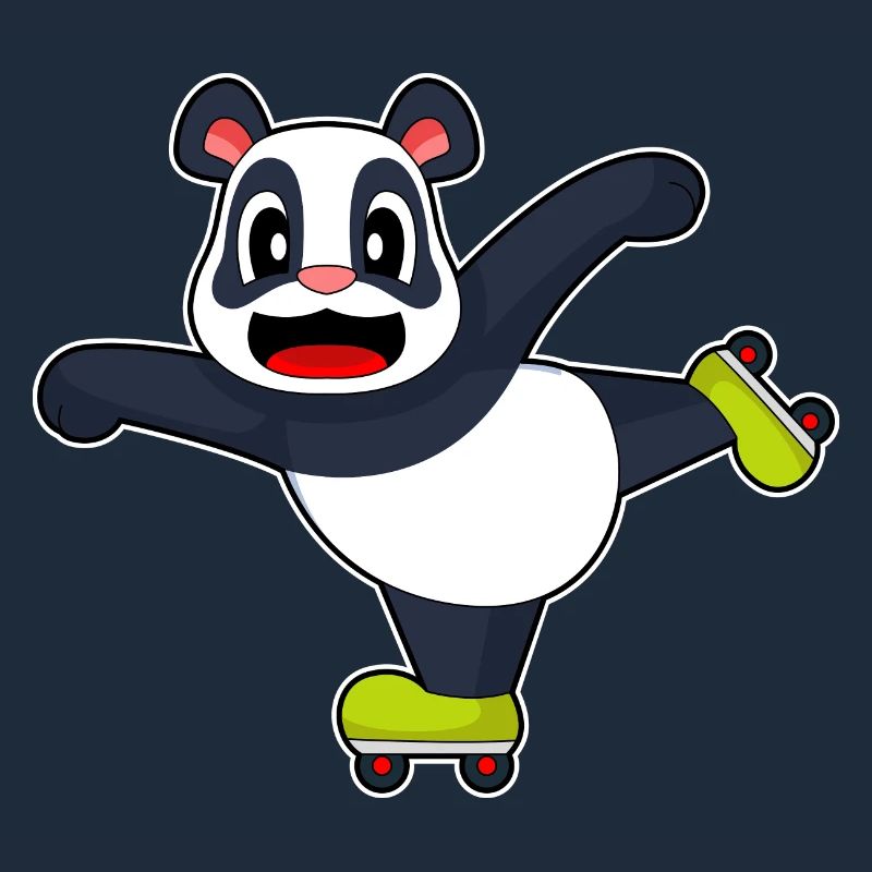 Panda Inline skating Rollschuhe