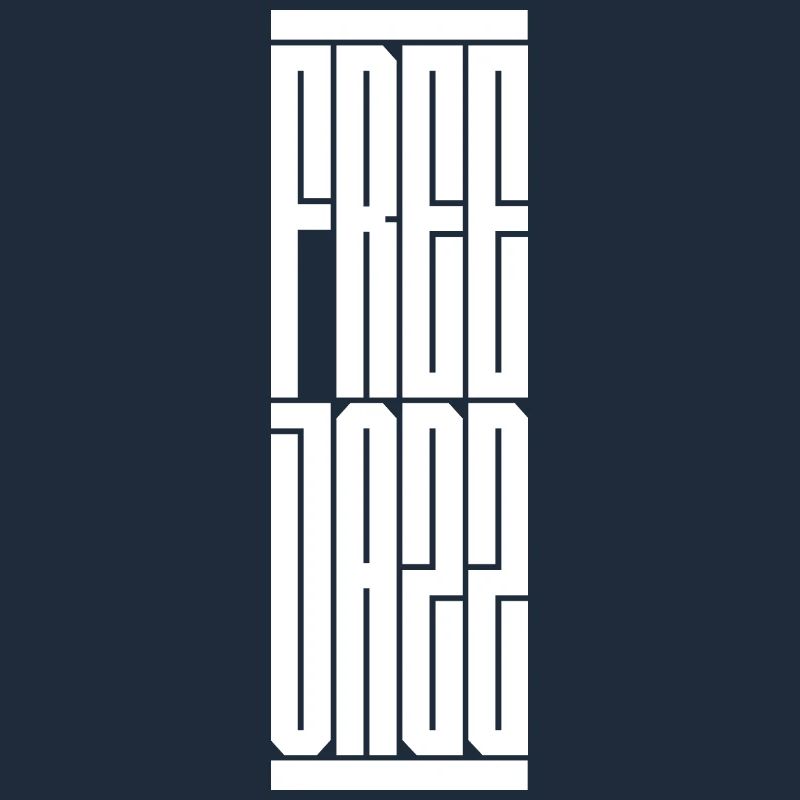 Conception typographique de jazz libre. Cadeau idéal pour le moderne
