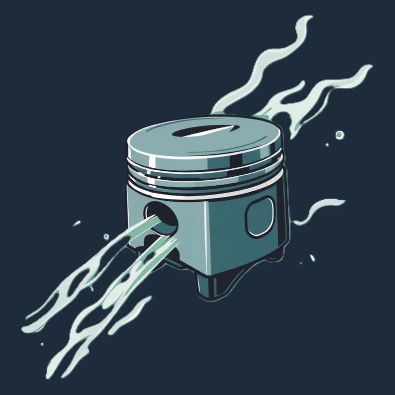 Flamme à piston