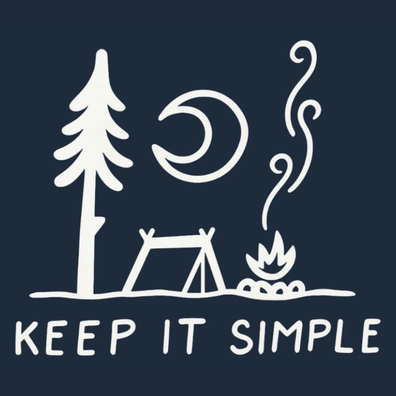 Minimal Camping Skizze: Keep It Simple