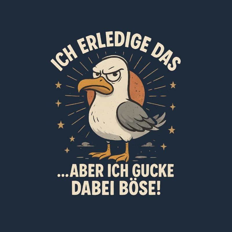 Funny Seagull Naughty Saying Work Colleagues