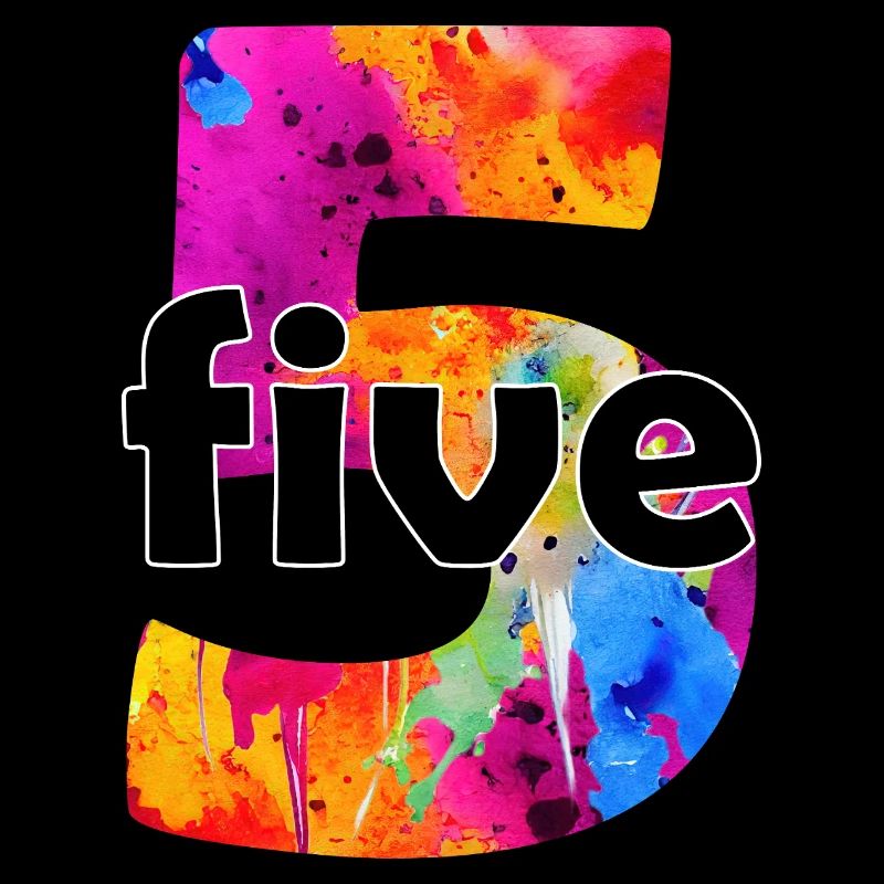 FIVE 5 YEAR BOY 5TH BIRTHDAY