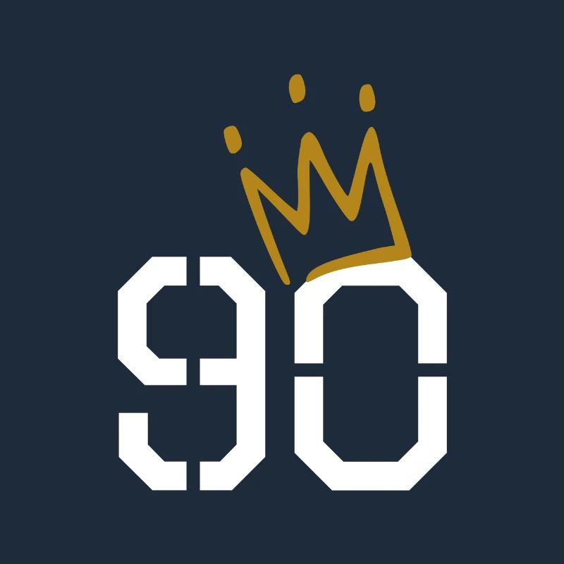 90. Geburtstag 90 Krone Oma Opa Geschenk