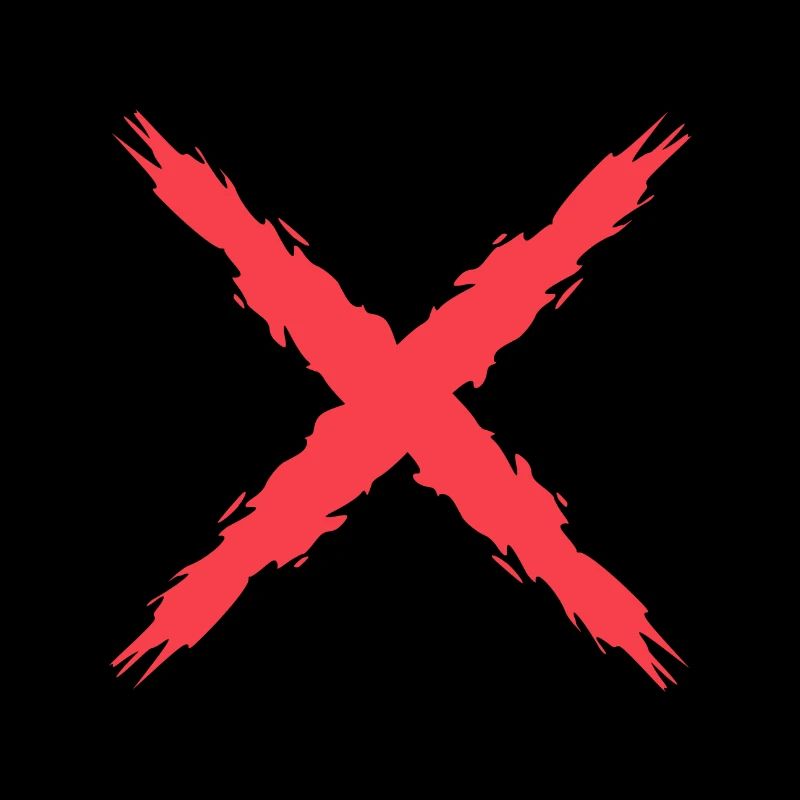 Cross design vector red