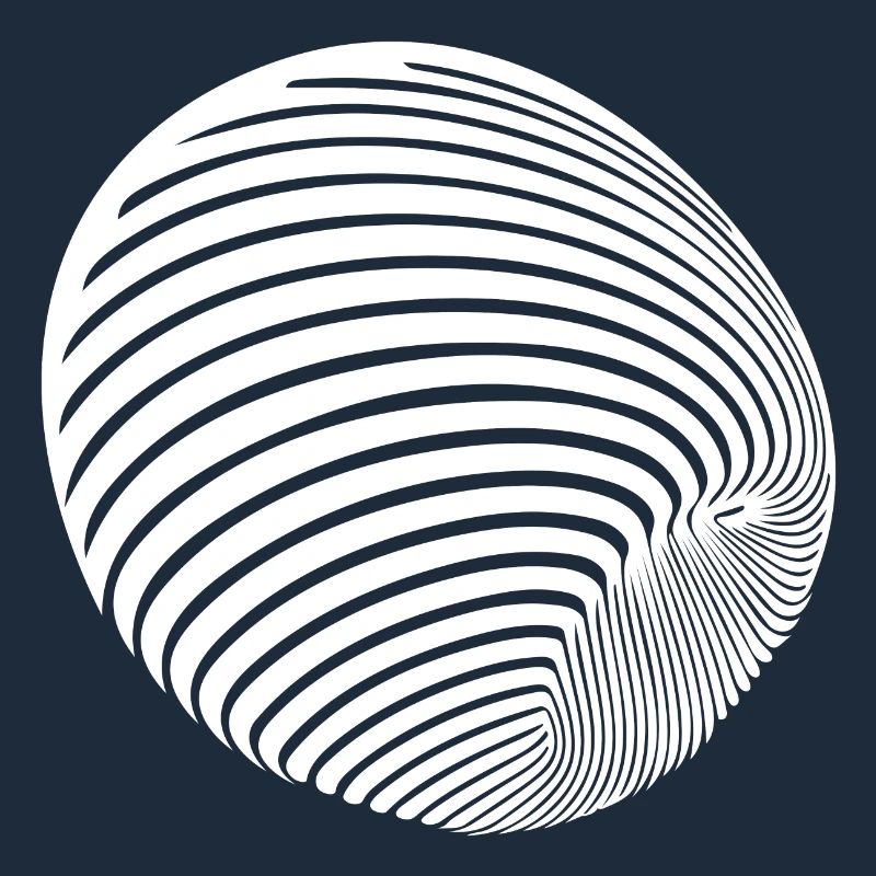 Geometric ball roll with stripes