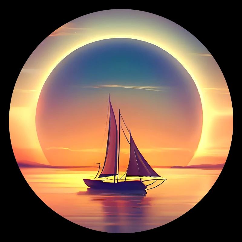 Sailing into the sunset