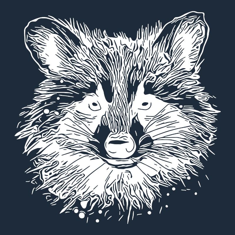 Portrait mignon de petit raton laveur
