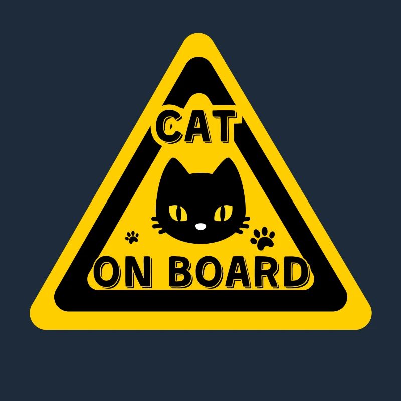 Cat on board - humor