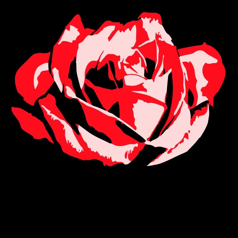 Hübsche Schöne Rose Blüte Blatt Röschen Romantisch