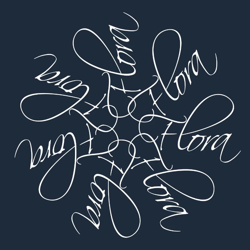 Flora Name Mandala