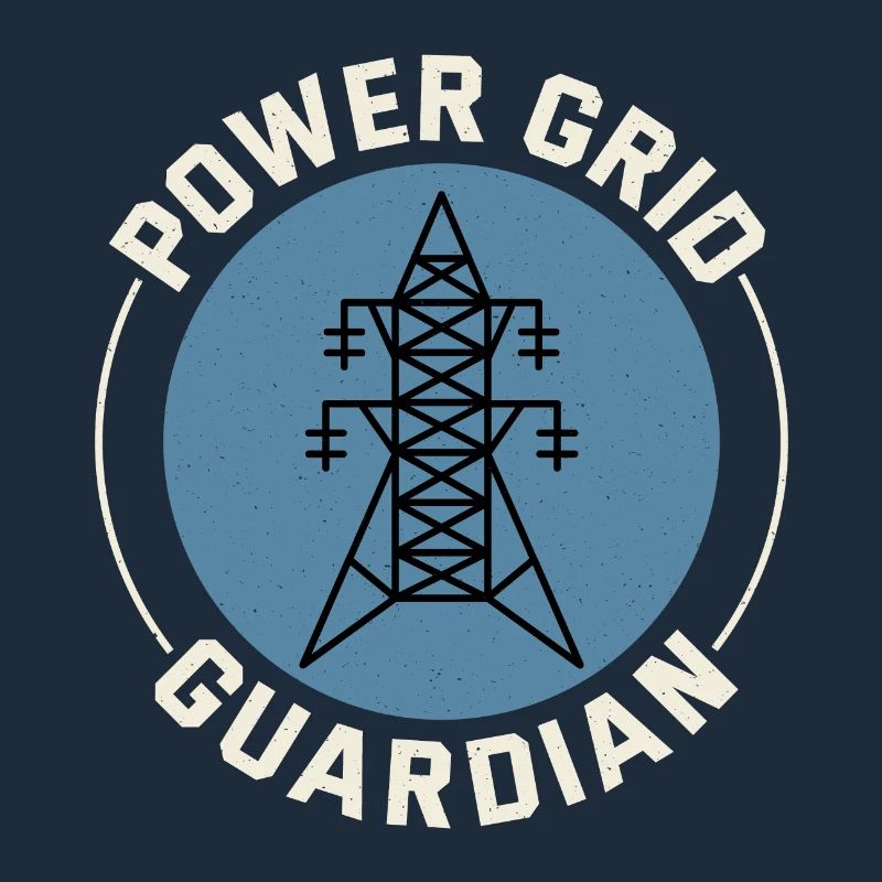 Lineman Power Grid Guardian Electricity Work Hero