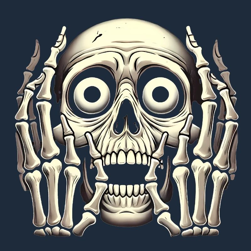 Eternal Horror Skeleton Face Graphic