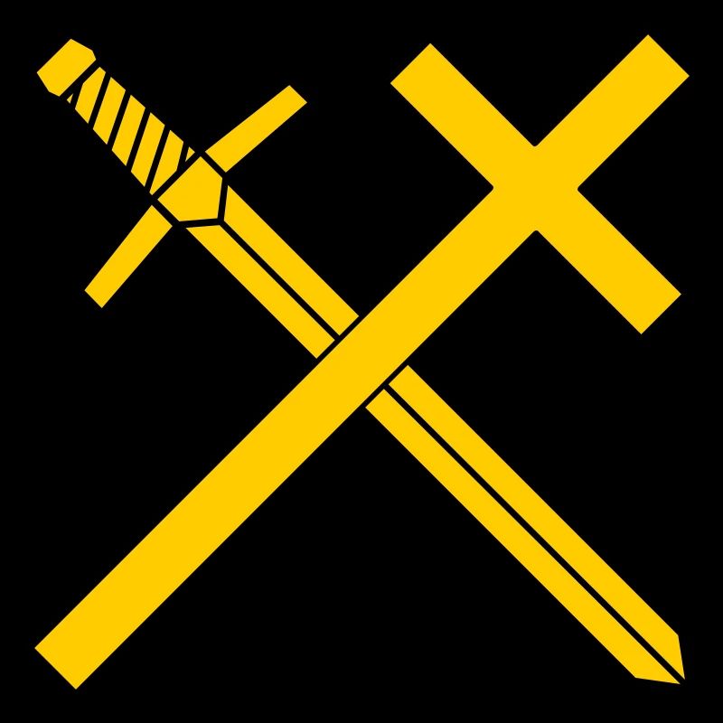 Cross and sword