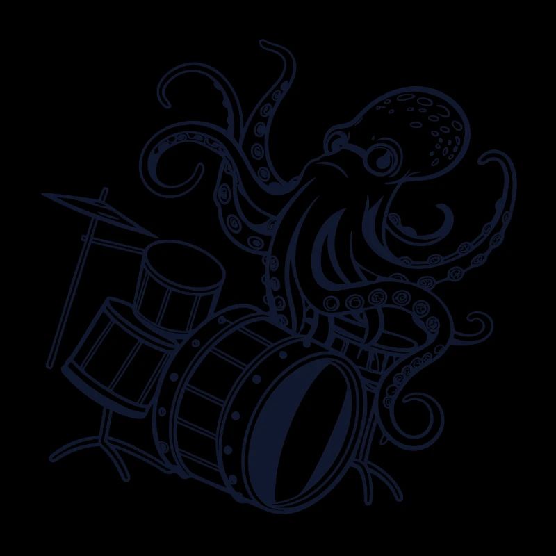 Rockin' Octopus Drummer - Sea Beats