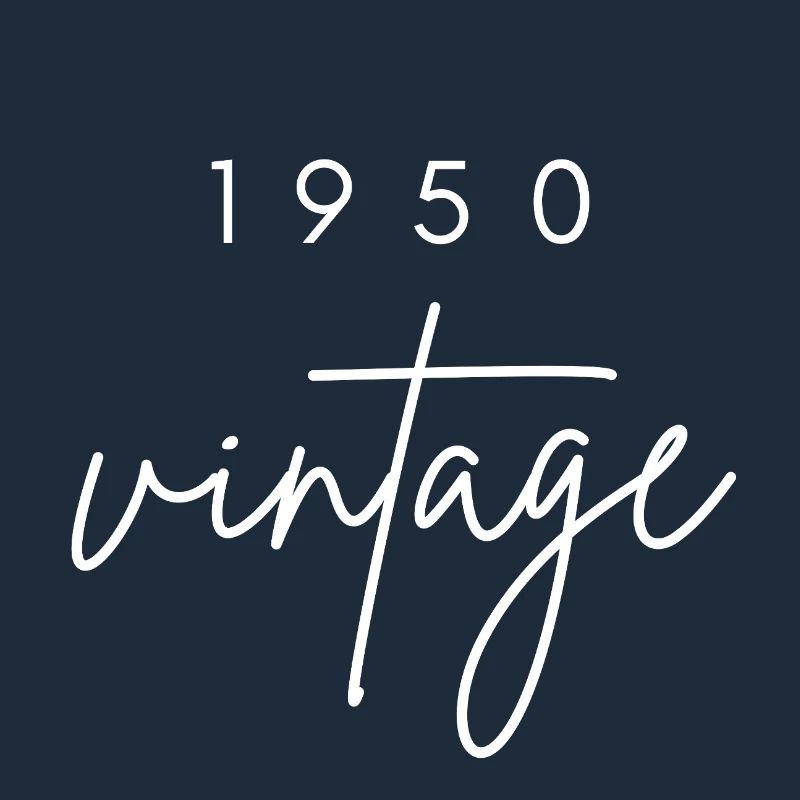 Anniversaire 1950 vintage