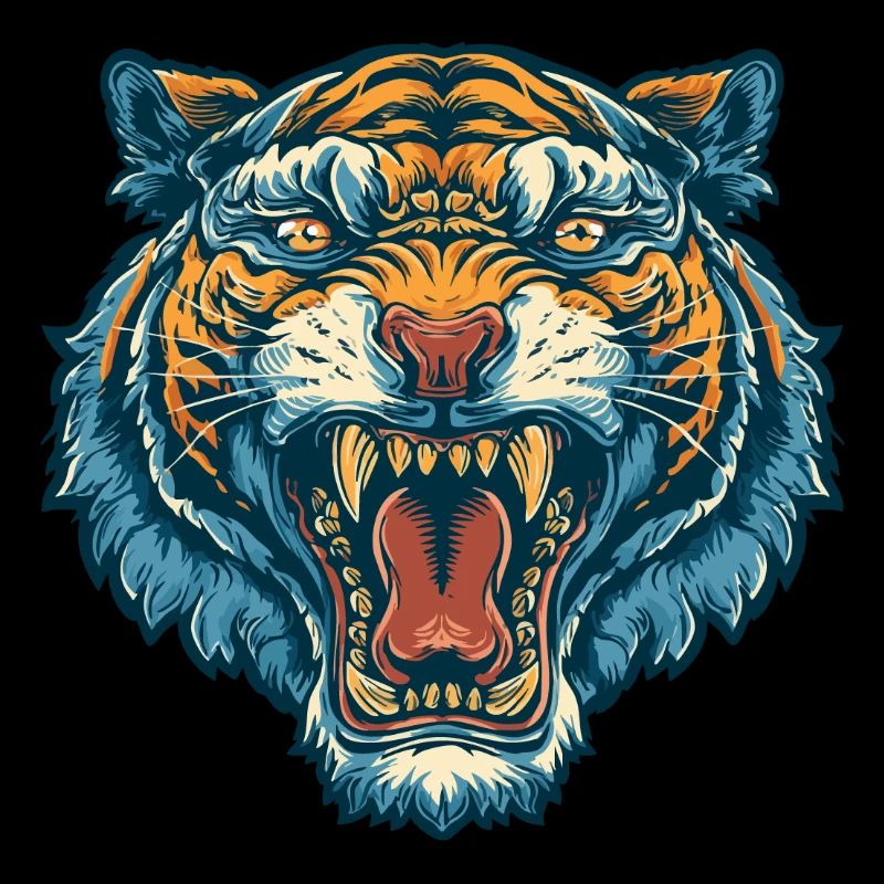 Roaring Tiger – Conception de puissance sauvage.