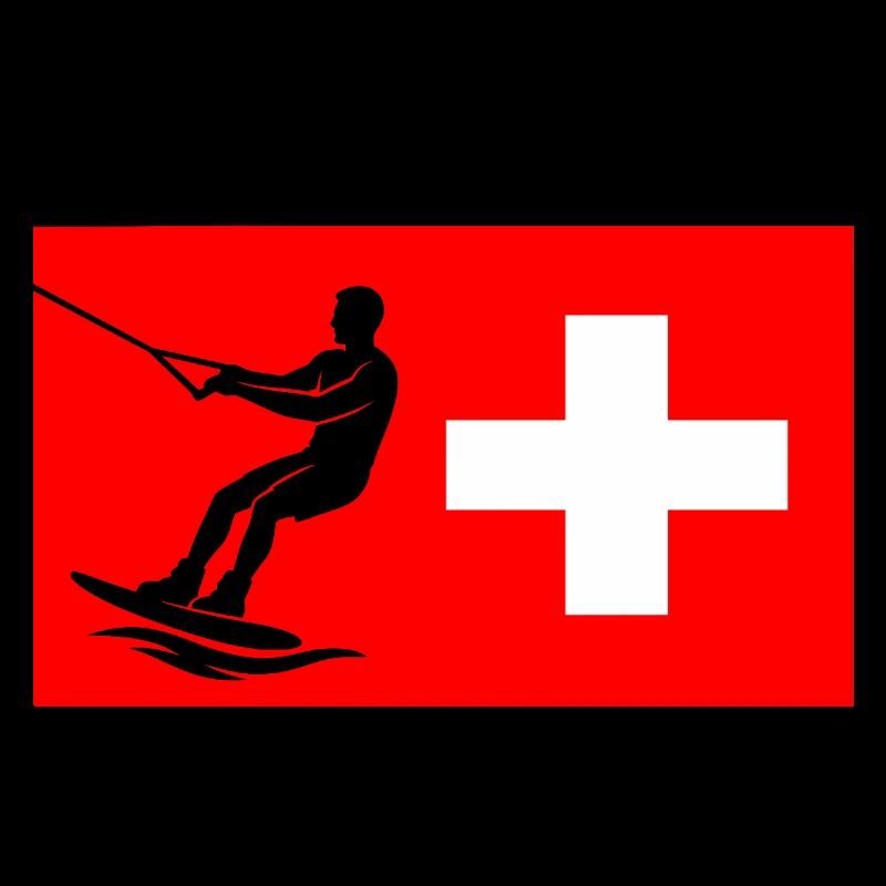Chemise de wakeboard Swiss Wake Crew