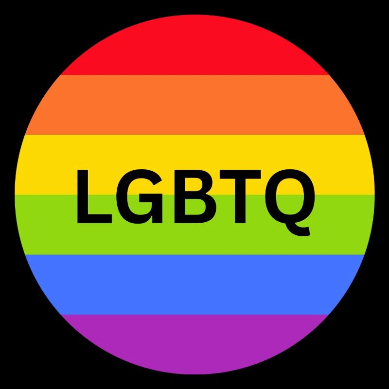 LGBTQ mit eine Pride Fahne