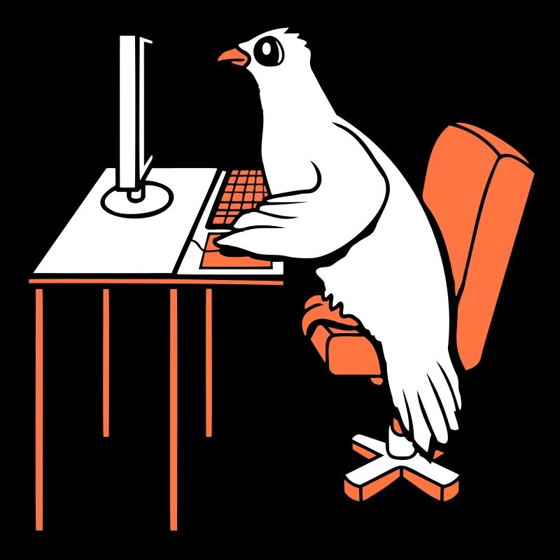 Pigeon Works Office Computer Keyboard Mouse Gamer