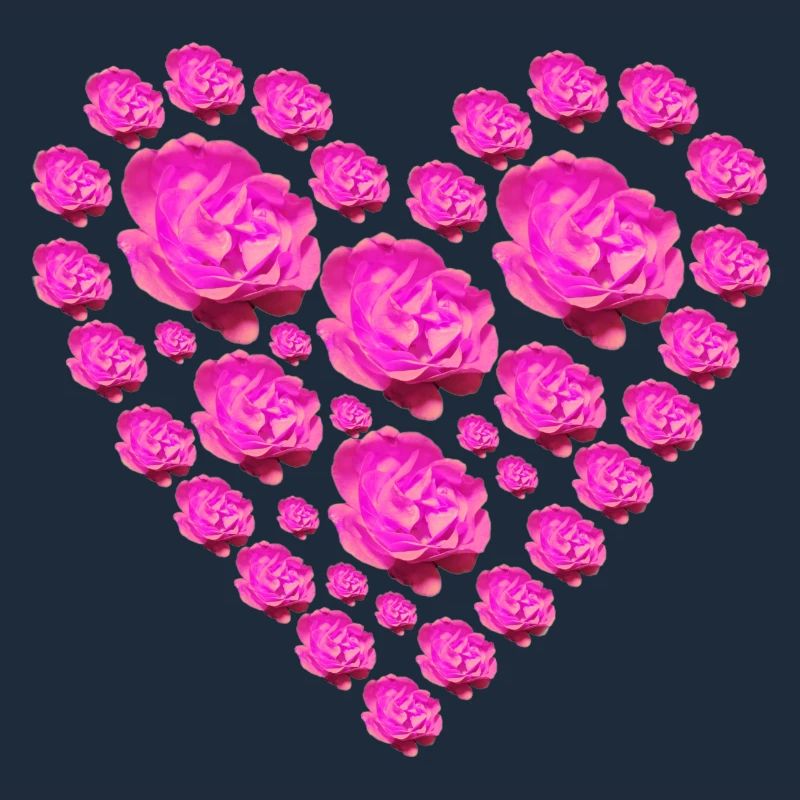 rosa Rosen Herz
