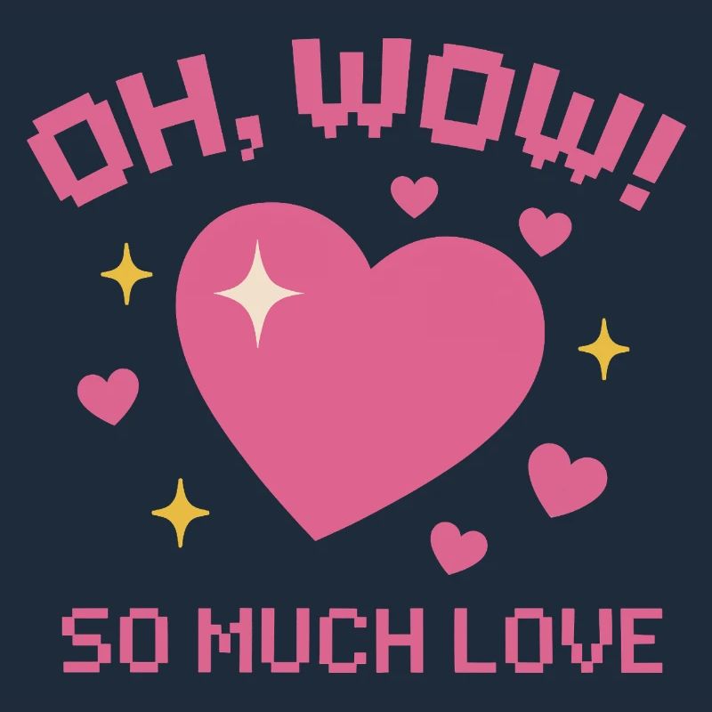 Oh Wow – Retro Heart Design with So Much Love