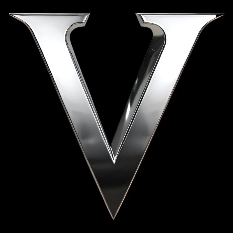 Chrome ,, V " Metallic