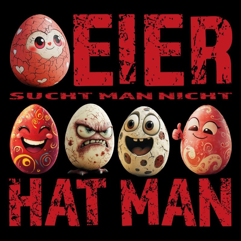 Eier sucht man nicht – Eier hat man – Red Edition