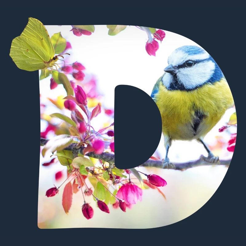 spring bird butterfly d