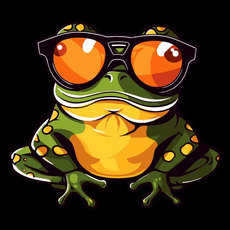 Frosch Lustig Cool