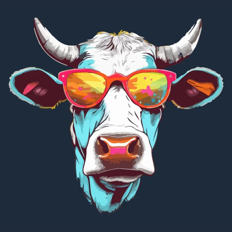 Mima la vache à lunettes
