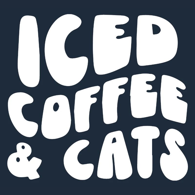 Iced Coffee & Cats Lover