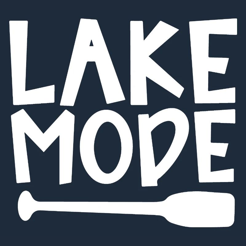 Lake Mode Adventure Paddle Enthusiast Design
