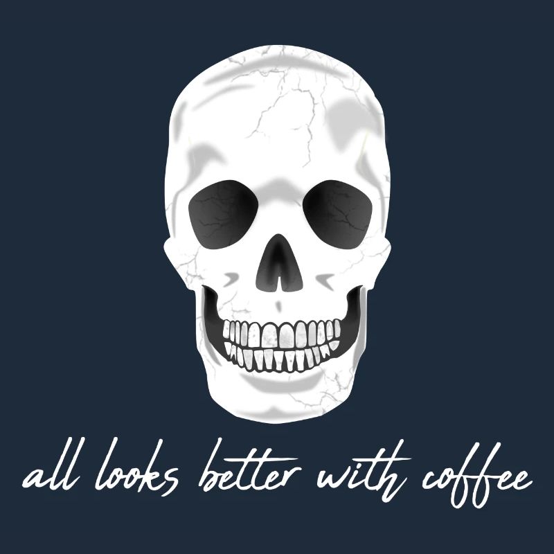 Coffee Caffeine Skull