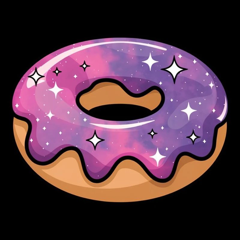 Kosmische Galaxie Donut