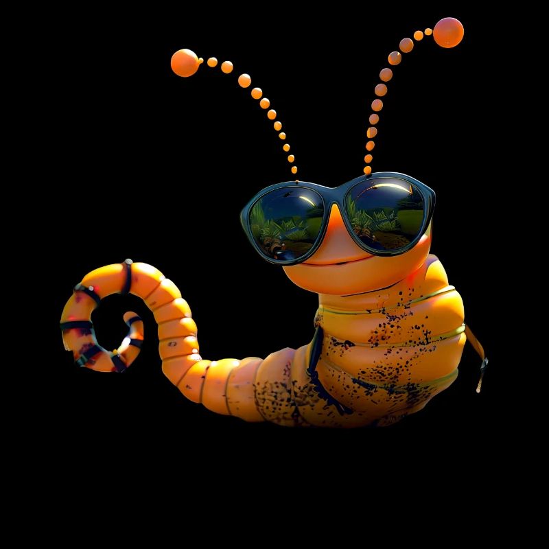 Caterpillar Funny Larva Caterpillar Gift Cute Caterpillar