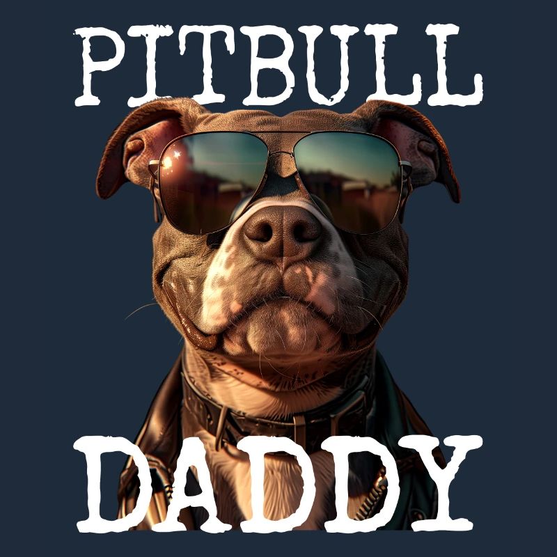 Pitbull Daddy Papa Vatertag Pitbull Terrier Dad