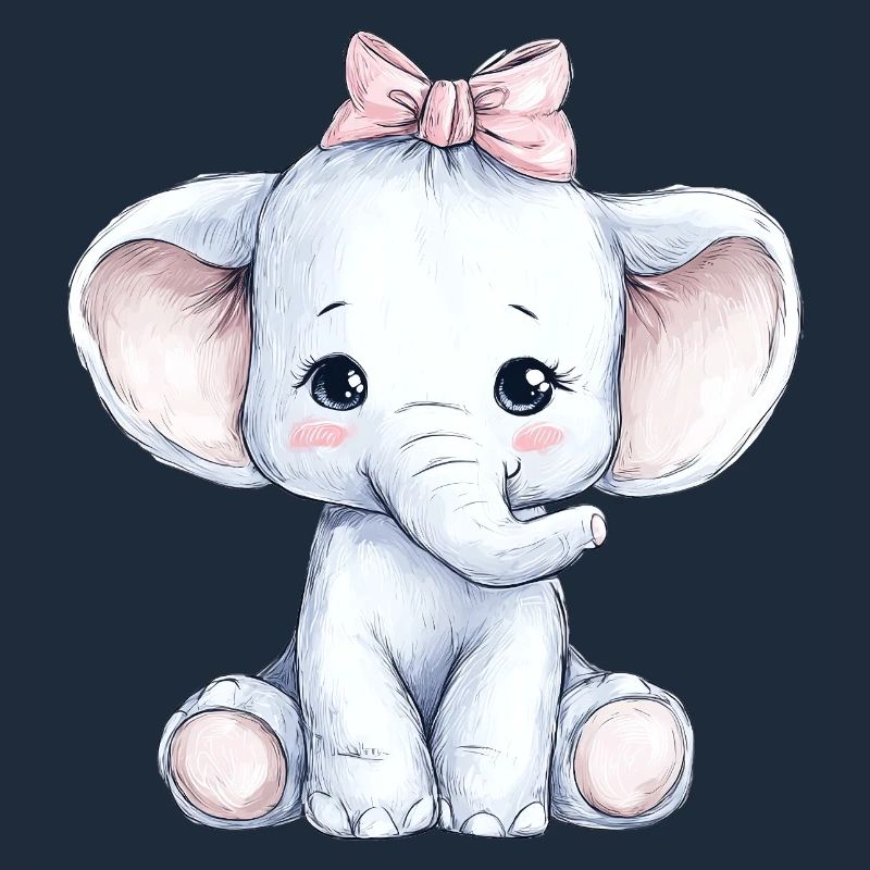 Mignon bébé éléphant