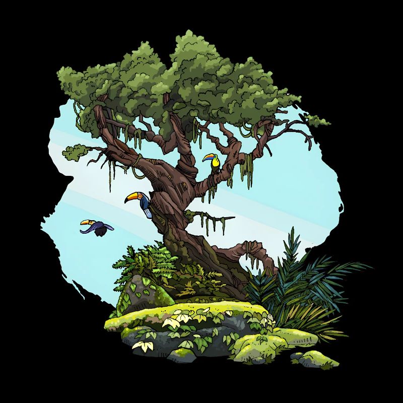 The Big Tree and the Toucans