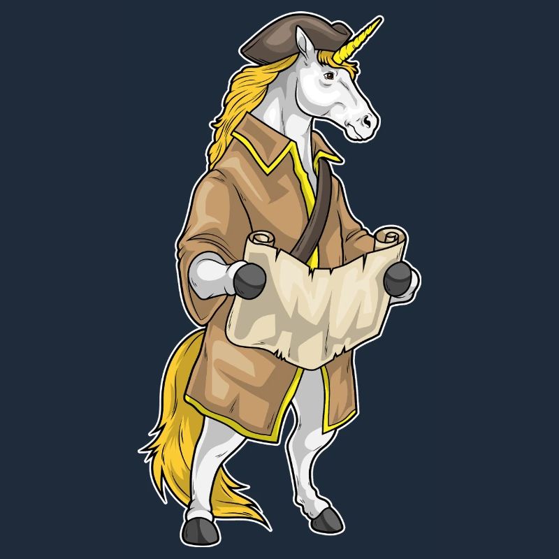 Unicorn Pirate Treasure Map
