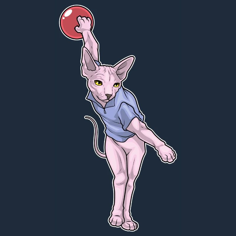 Sphynx Cat Bowling Boule de bowling